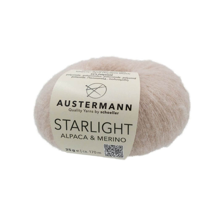 Austermann Starlight, Farbe 1 Eierschale – Alpaka, Merino und Synthetik bei Lieblingsgarn