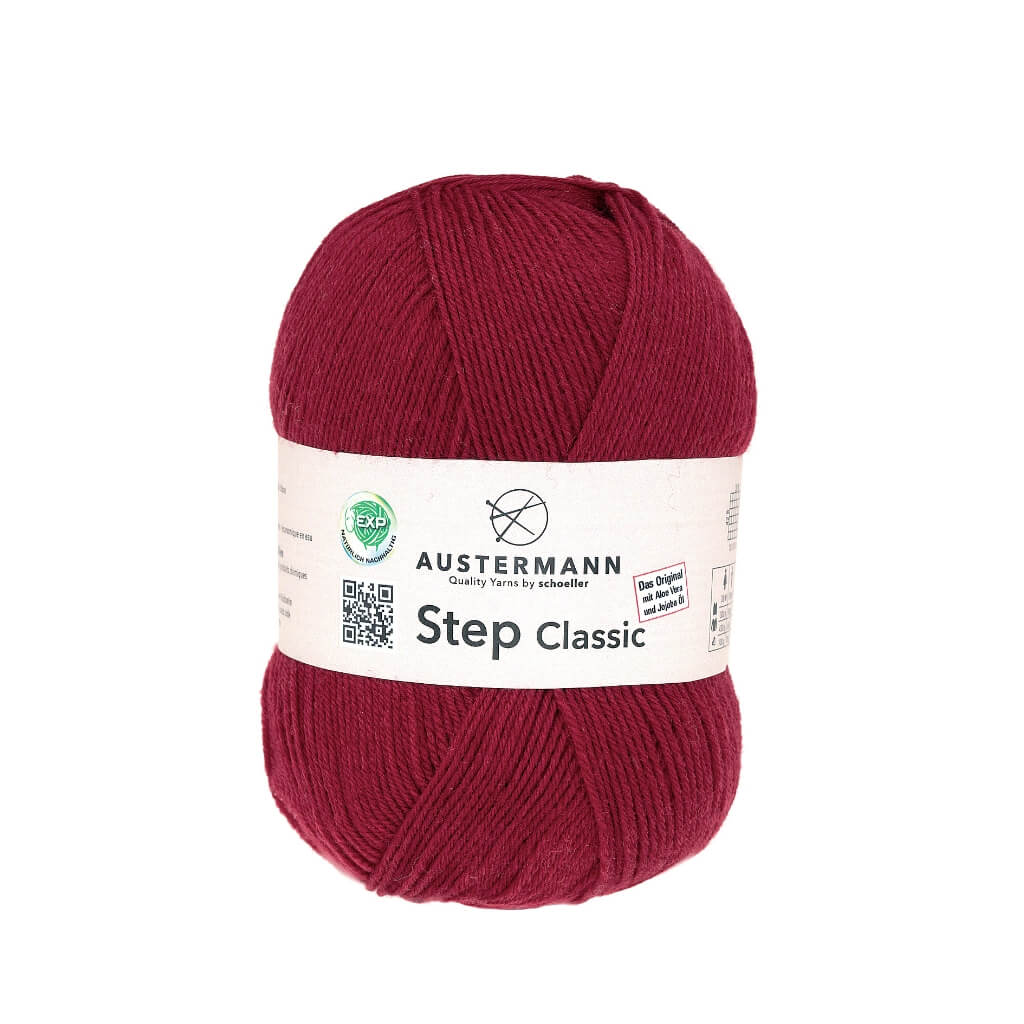 Austermann Step Classic, Farbe 1005 Kirsch – Polyamid und Schurwolle bei Lieblingsgarn