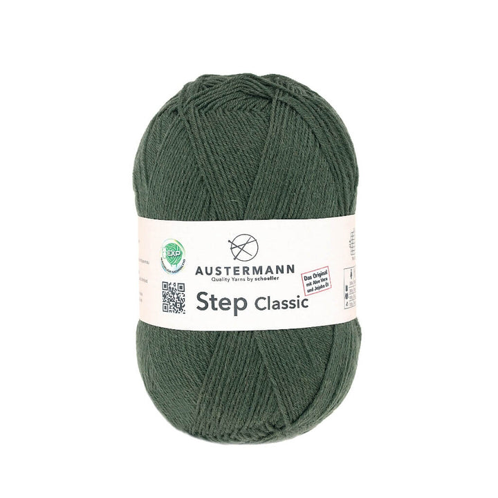 Austermann Step Classic, Farbe 1003 Moos – Polyamid und Schurwolle bei Lieblingsgarn