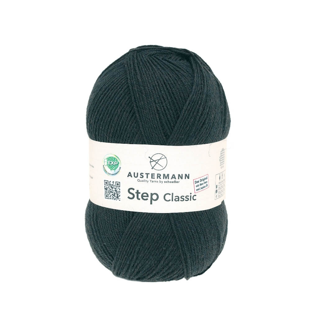 Austermann Step Classic, Farbe 1013 Schwarz – Polyamid und Schurwolle bei Lieblingsgarn