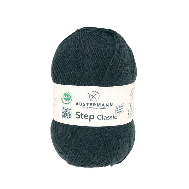 Austermann Step Classic, Farbe 1013 Schwarz – Polyamid und Schurwolle bei Lieblingsgarn