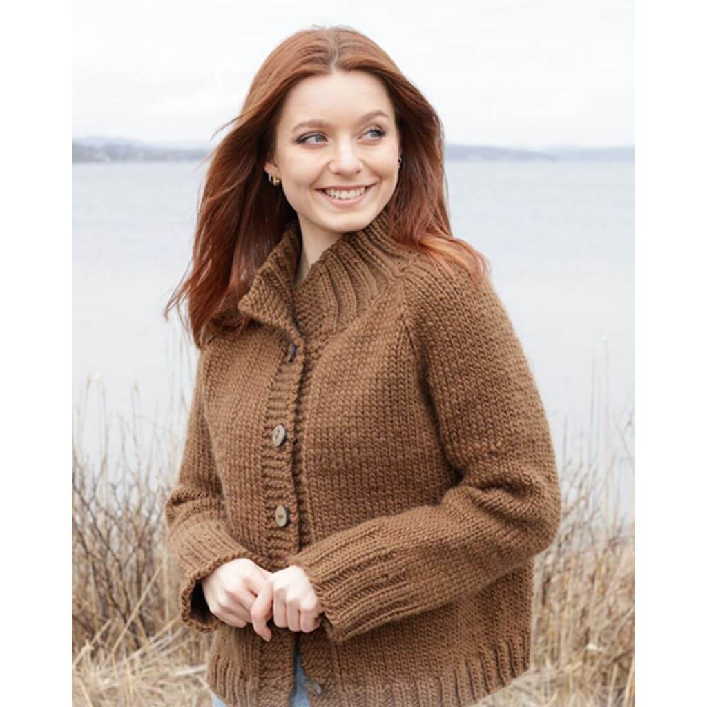 Drops Design Pattern Damen Jacke Autumn Amber Cardigan Strickanleitung - Drops (PDF) bei bei bei bei Lieblingsgarn