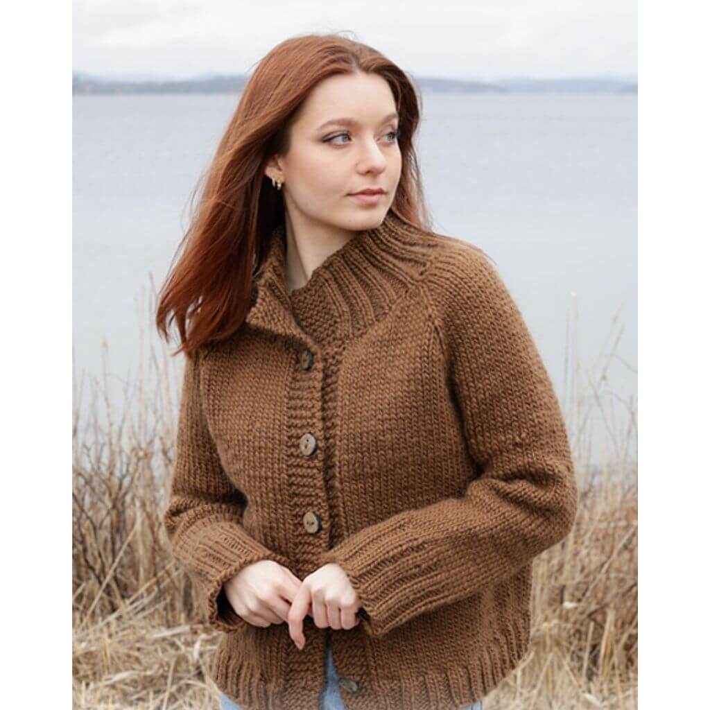 Drops Design Pattern Damen Jacke Autumn Amber Cardigan Strickanleitung - Drops (PDF) bei bei bei bei Lieblingsgarn