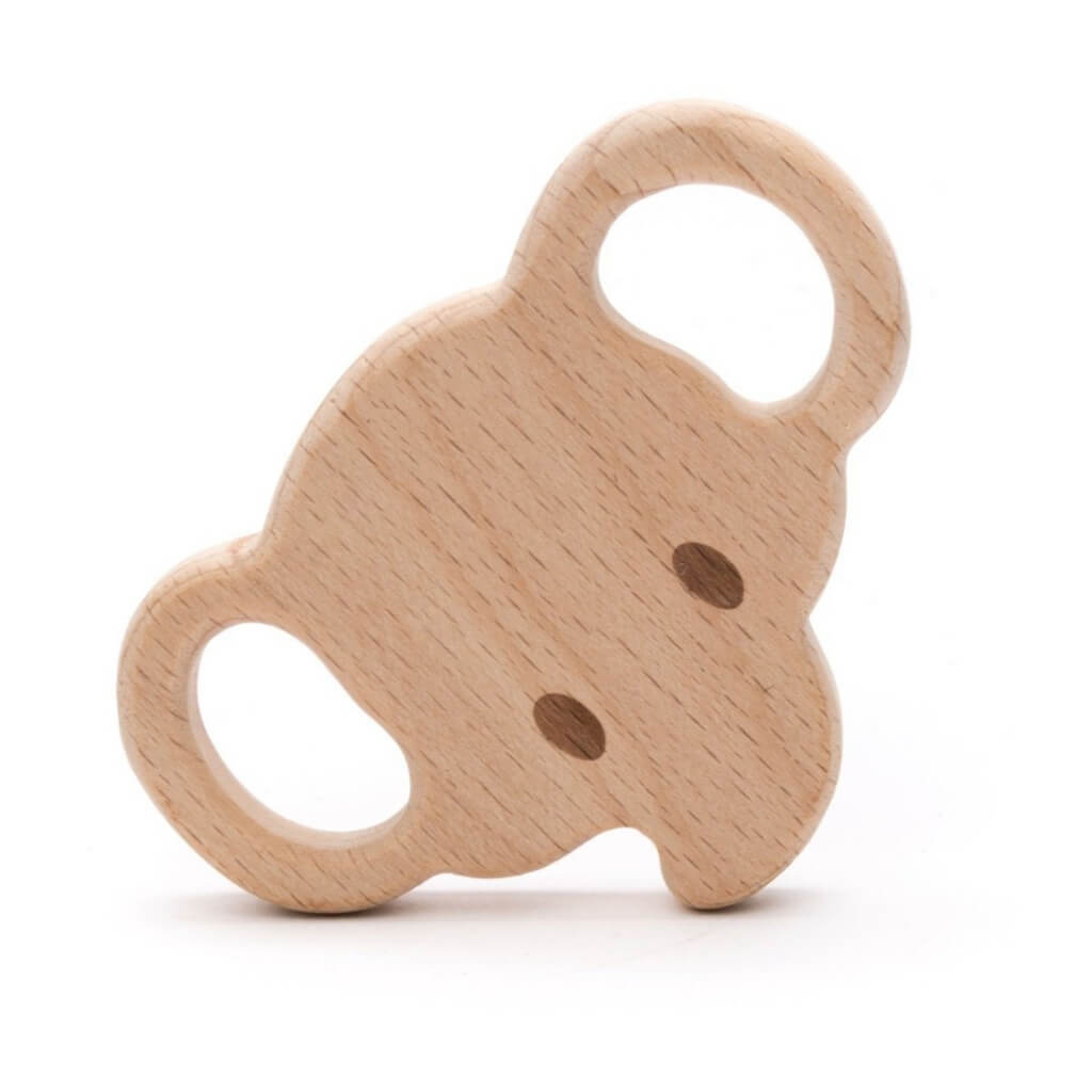 Durable Baby Beißring Elefant aus Holz bei bei bei bei Lieblingsgarn