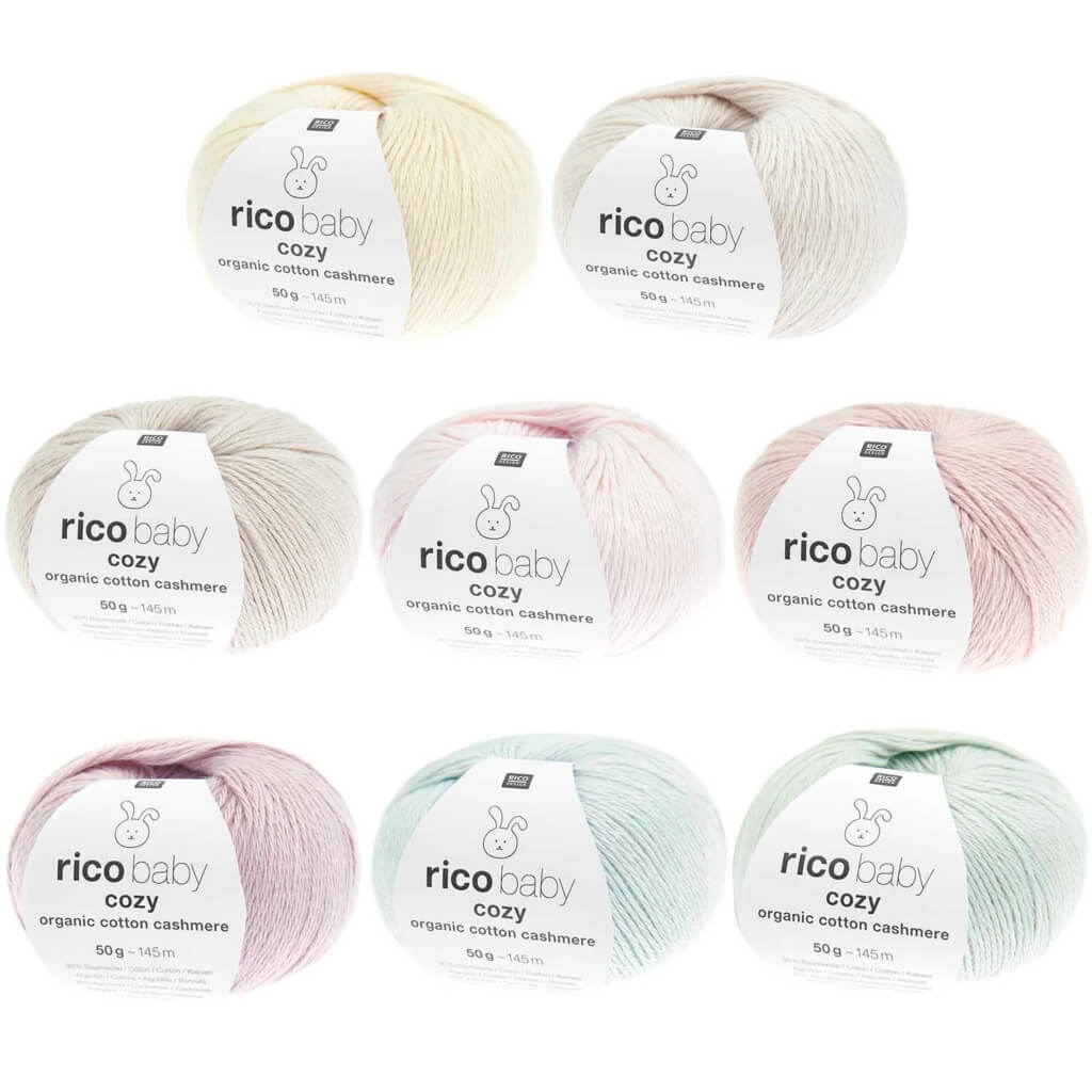 Rico Design Baby Cozy Organic Cotton Cashmere bei bei bei bei Lieblingsgarn