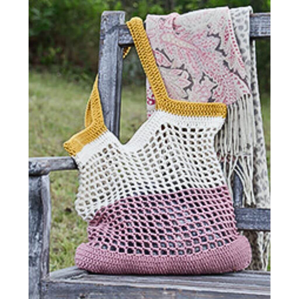 Drops Design Pattern Tasche Back to the Beach Häkelset - Drops (PDF) bei bei bei bei bei bei bei Lieblingsgarn