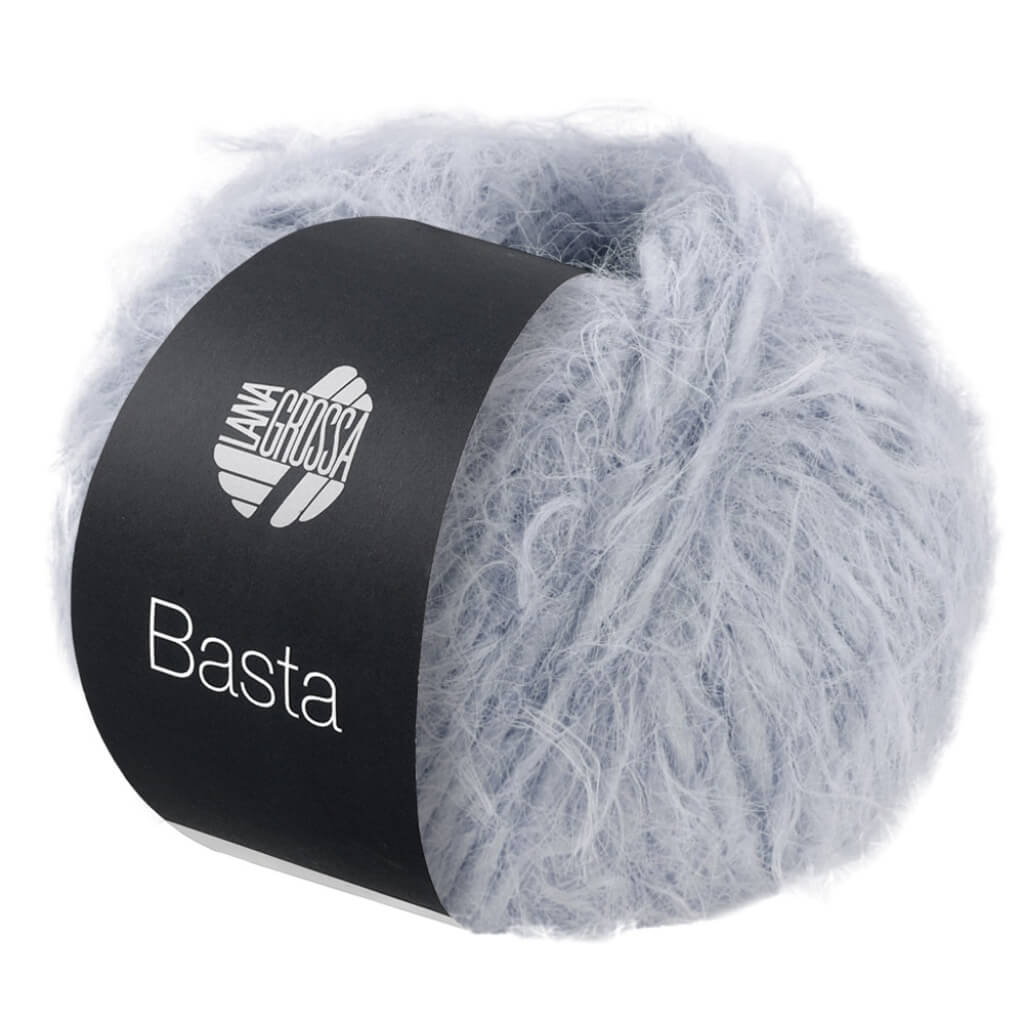 Lana Grossa Basta, Farbe 4 Silbergrau – Merino und Synthetik bei Lieblingsgarn