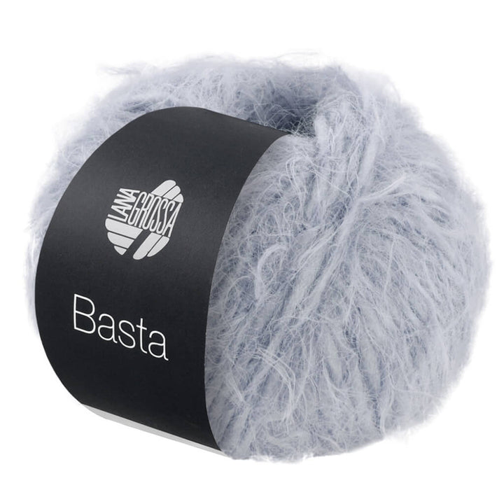 Lana Grossa Basta, Farbe 4 Silbergrau – Merino und Synthetik bei Lieblingsgarn
