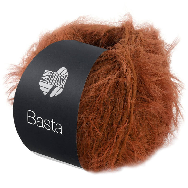 Lana Grossa Basta, Farbe 5 Rostbraun – Merino und Synthetik bei Lieblingsgarn