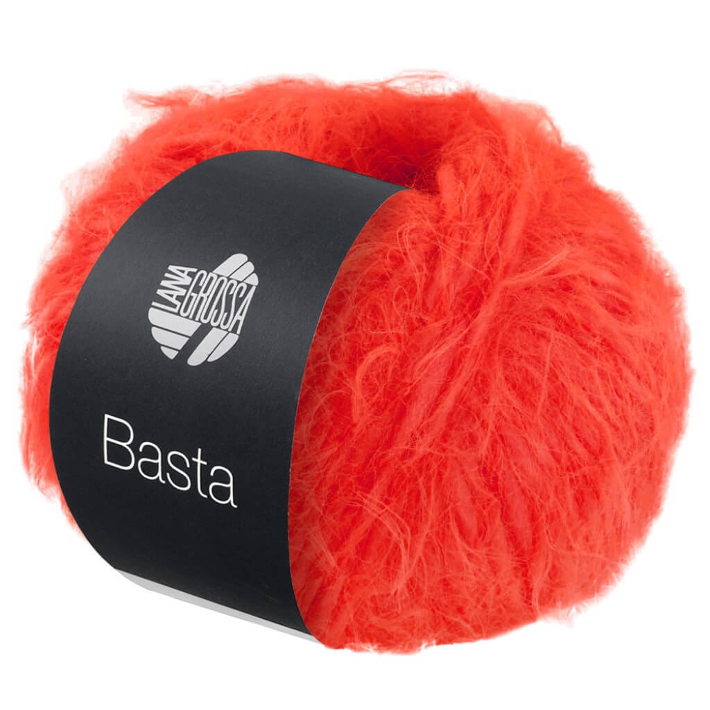 Lana Grossa Basta, Farbe 11 Orange – Merino und Synthetik bei Lieblingsgarn