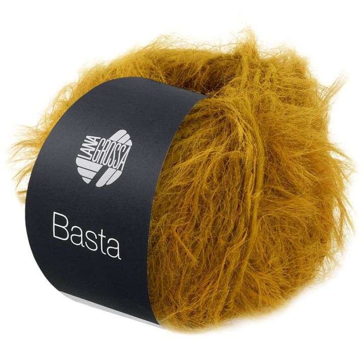 Lana Grossa Basta, Farbe 12 Senfgelb – Merino und Synthetik bei Lieblingsgarn