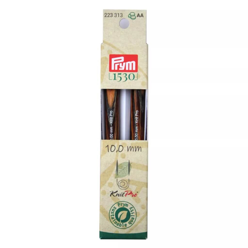 Prym Rundstricknadelspitzen Natural, Farbe 12,8 – Holz bei Lieblingsgarn