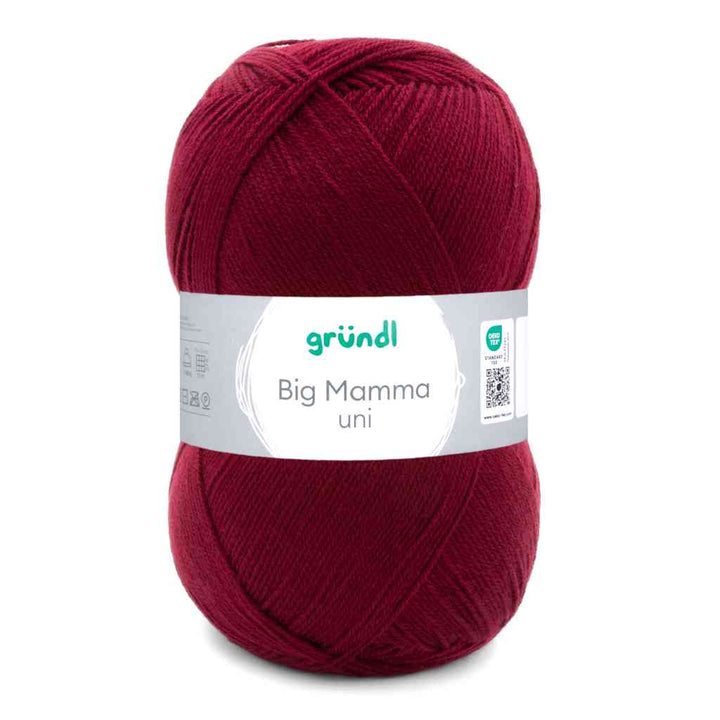 Gründl Big Mamma Uni, Farbe 138  kirschrot – Synthetik bei Lieblingsgarn
