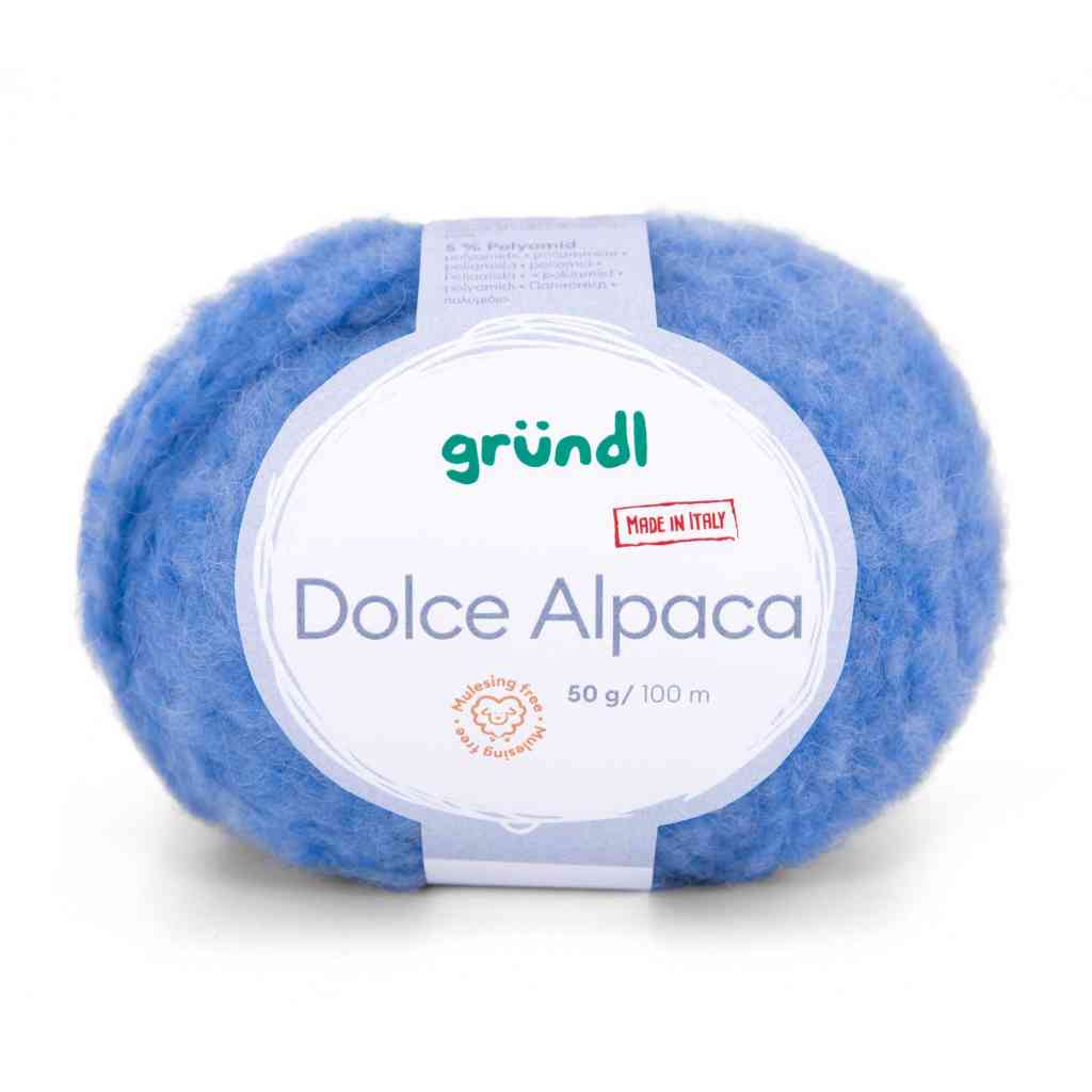 Gründl Dolce Alpaca, Farbe 10  himmelblau – Alpaka, Merino und Synthetik bei Lieblingsgarn