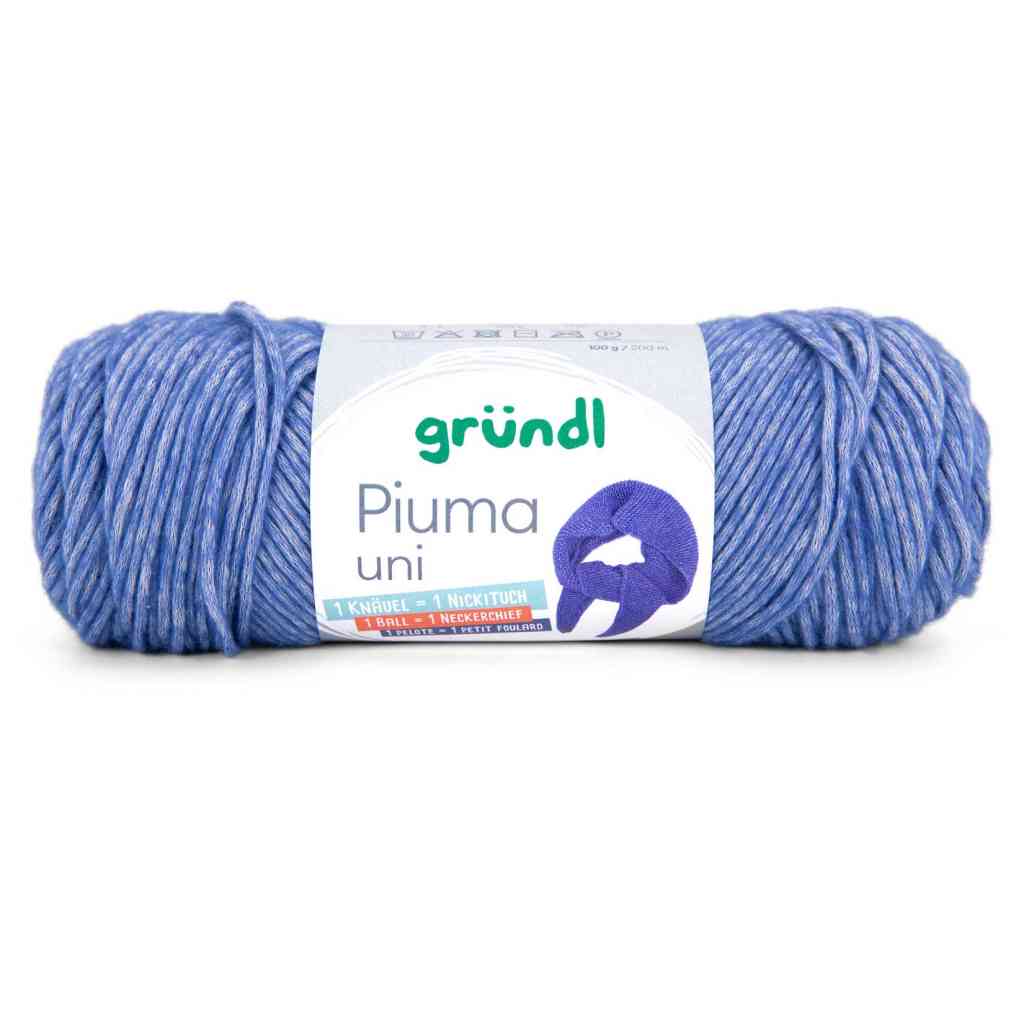 Gründl Piuma, Farbe 15  tintenblau – Baumwolle bei Lieblingsgarn
