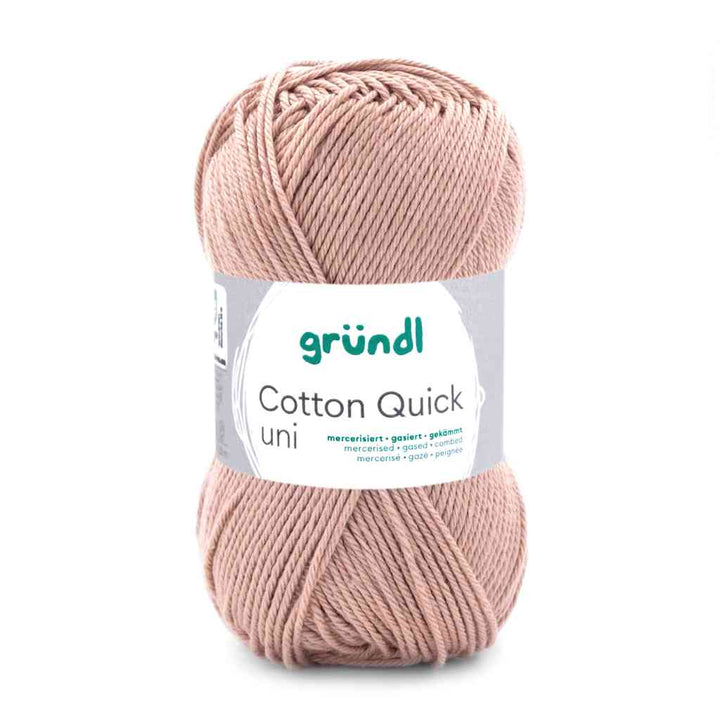 Gründl Cotton Quick Uni, Farbe 139  beige – Baumwolle bei Lieblingsgarn