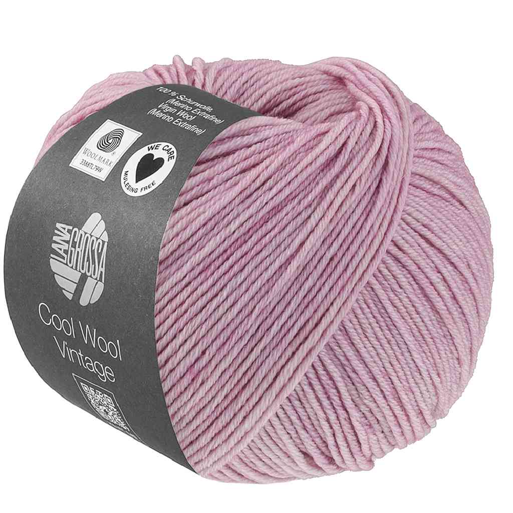 Lana Grossa Cool Wool Vintage, Farbe 7397 Fliederrosa – Merino und Schurwolle bei Lieblingsgarn