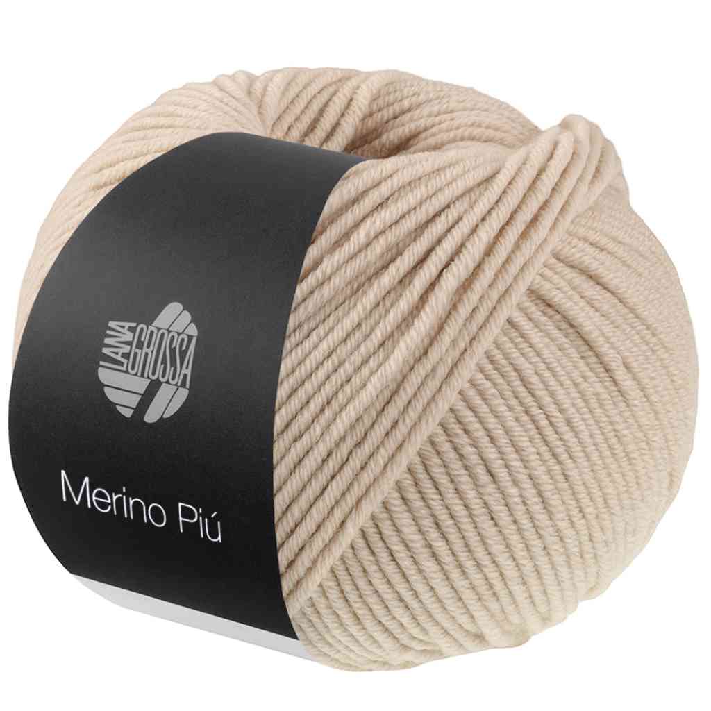 Lana Grossa Merino Piú, Farbe 2 Beige – Schurwolle bei Lieblingsgarn