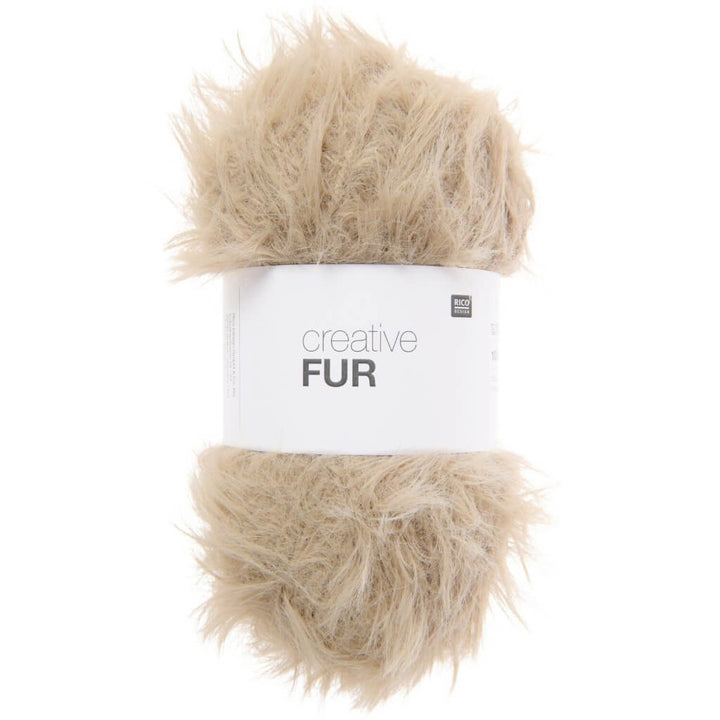 Rico Design Creative Fur, Farbe 002 natur bei Lieblingsgarn
