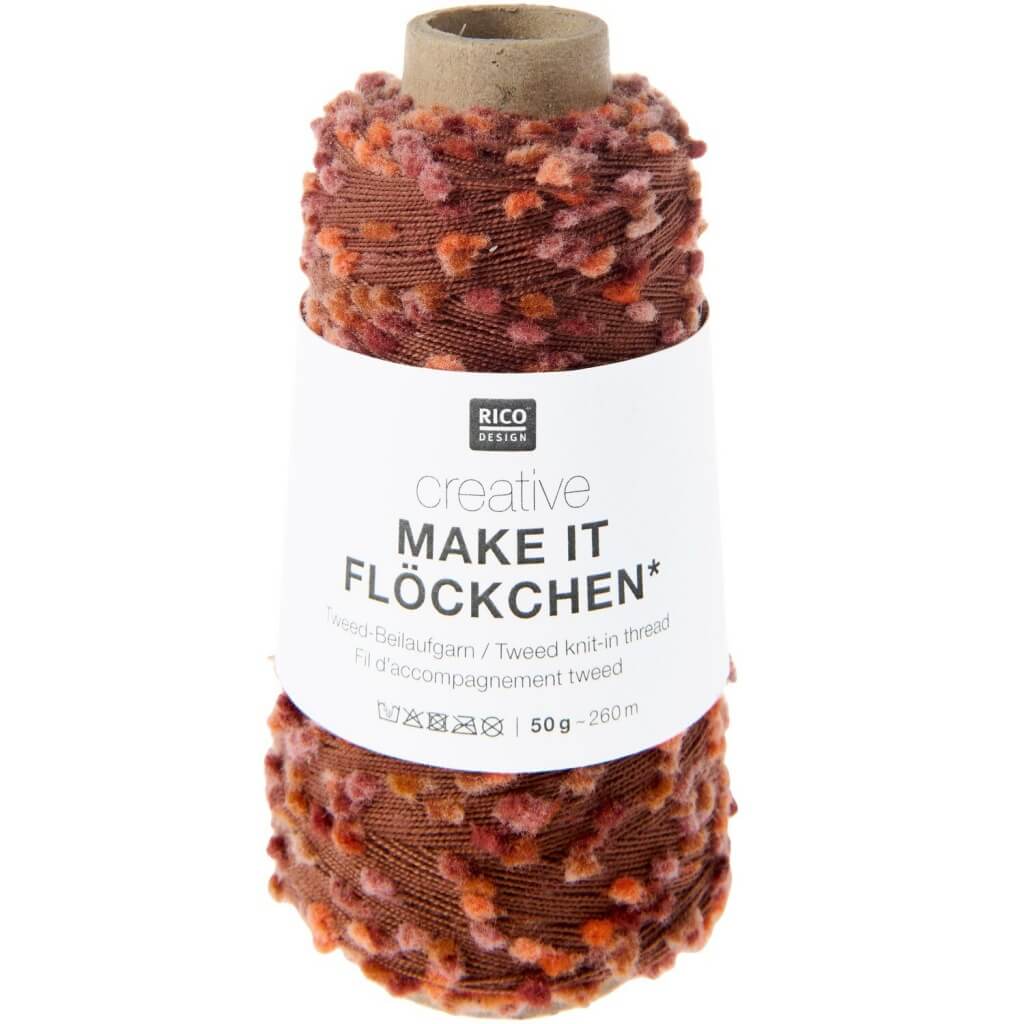 Rico Design Creative Make It Flöckchen, Farbe 002 berry bei Lieblingsgarn