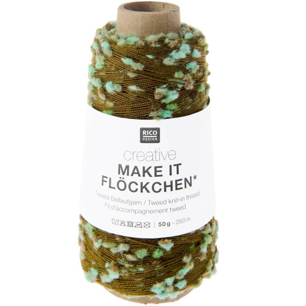Rico Design Creative Make It Flöckchen, Farbe 003 aqua bei Lieblingsgarn