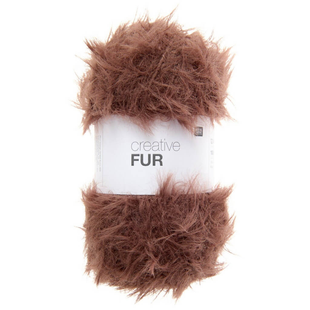 Rico Design Creative Fur, Farbe 008 schokolade bei Lieblingsgarn