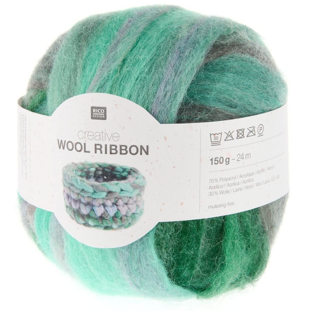 Rico Design Creative Wool Ribbon, Farbe 005 aqua bei Lieblingsgarn