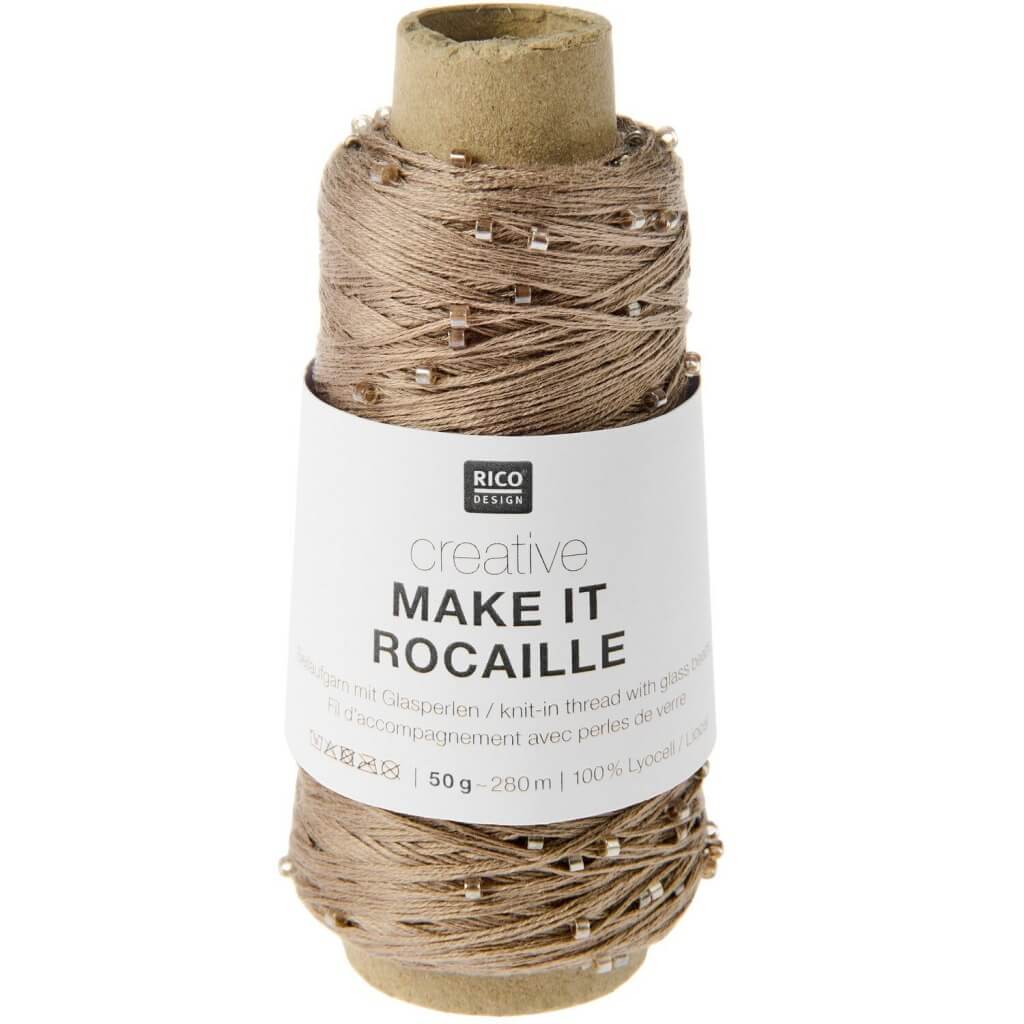 Rico Design Creative Make It Rocaille, Farbe 001 beige – Sonstige Naturfasern bei Lieblingsgarn