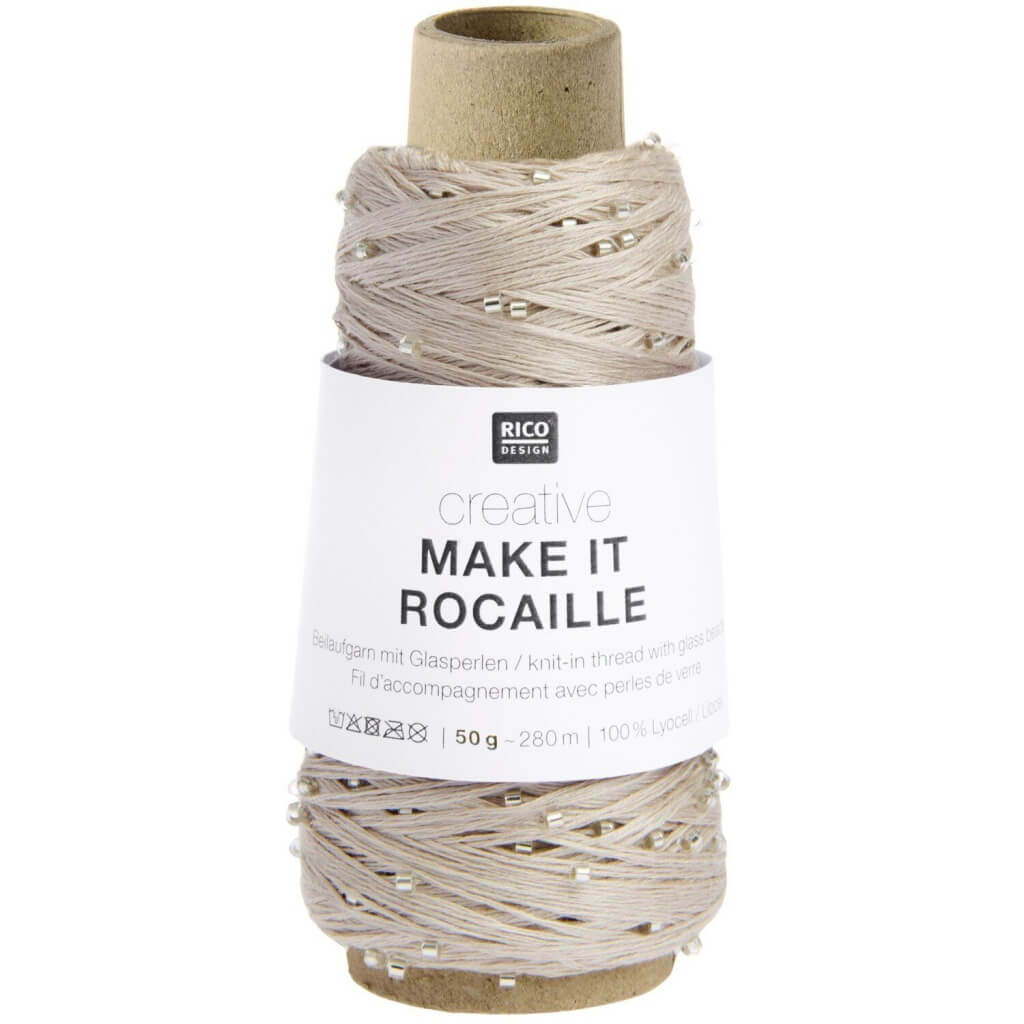 Rico Design Creative Make It Rocaille, Farbe 010 sand – Sonstige Naturfasern bei Lieblingsgarn