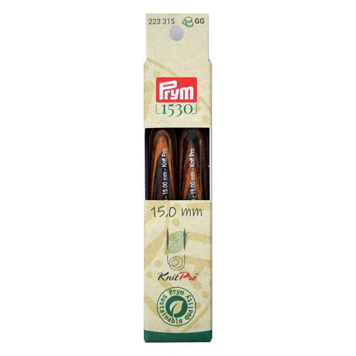 Prym Rundstricknadelspitzen Natural, Farbe 12,8 – Holz bei Lieblingsgarn