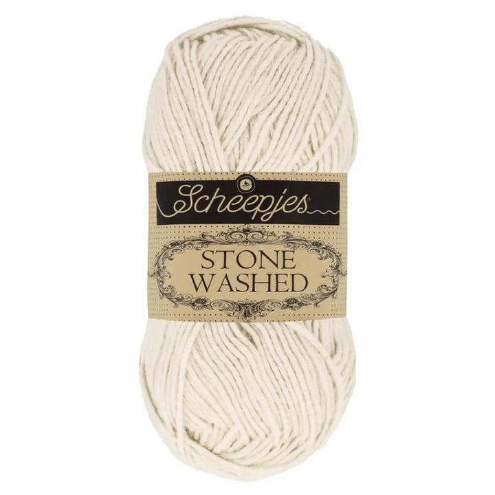 Scheepjes Stone Washed, Farbe 801 Moon Stone – Baumwolle und Synthetik bei Lieblingsgarn