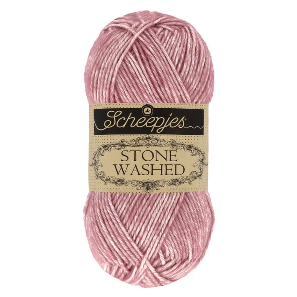 Scheepjes Stone Washed, Farbe 808 Corundum Ruby – Baumwolle und Synthetik bei Lieblingsgarn