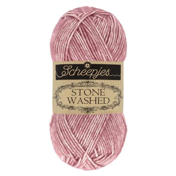 Scheepjes Stone Washed, Farbe 808 Corundum Ruby – Baumwolle und Synthetik bei Lieblingsgarn