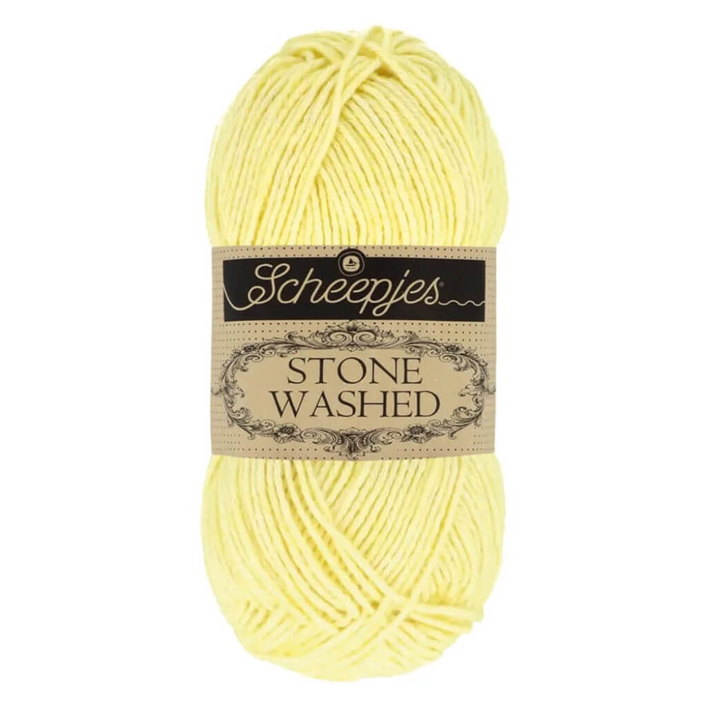 Scheepjes Stone Washed, Farbe 817 Citrine – Baumwolle und Synthetik bei Lieblingsgarn