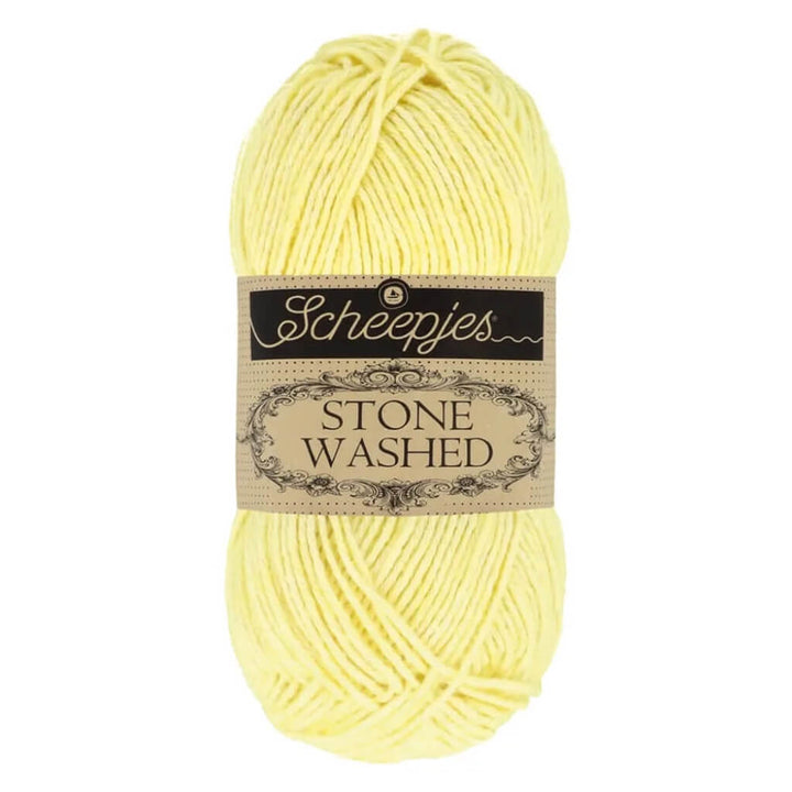 Scheepjes Stone Washed, Farbe 817 Citrine – Baumwolle und Synthetik bei Lieblingsgarn