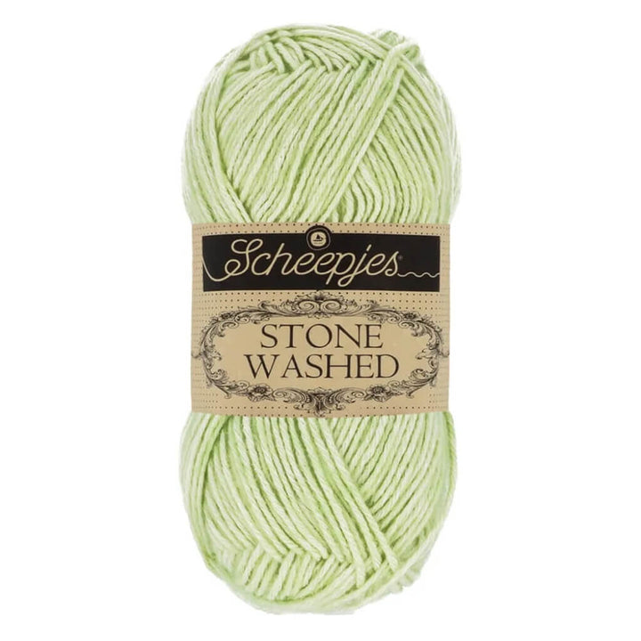 Scheepjes Stone Washed, Farbe 819 New Jade – Baumwolle und Synthetik bei Lieblingsgarn