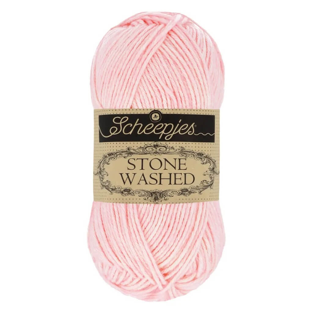Scheepjes Stone Washed, Farbe 820 Rose Quartz – Baumwolle und Synthetik bei Lieblingsgarn
