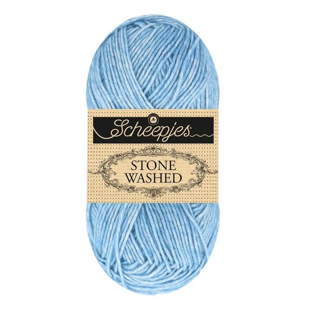 Scheepjes Stone Washed, Farbe 845 Royal Azurite – Baumwolle und Synthetik bei Lieblingsgarn