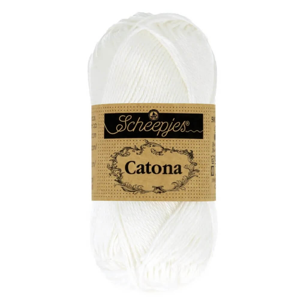 Scheepjes Catona, Farbe 106 Snow White – Baumwolle bei Lieblingsgarn