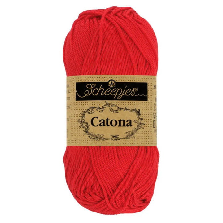 Scheepjes Catona, Farbe 115 Hot Red – Baumwolle bei Lieblingsgarn