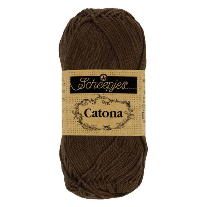 Scheepjes Catona, Farbe 162 Black Coffee – Baumwolle bei Lieblingsgarn