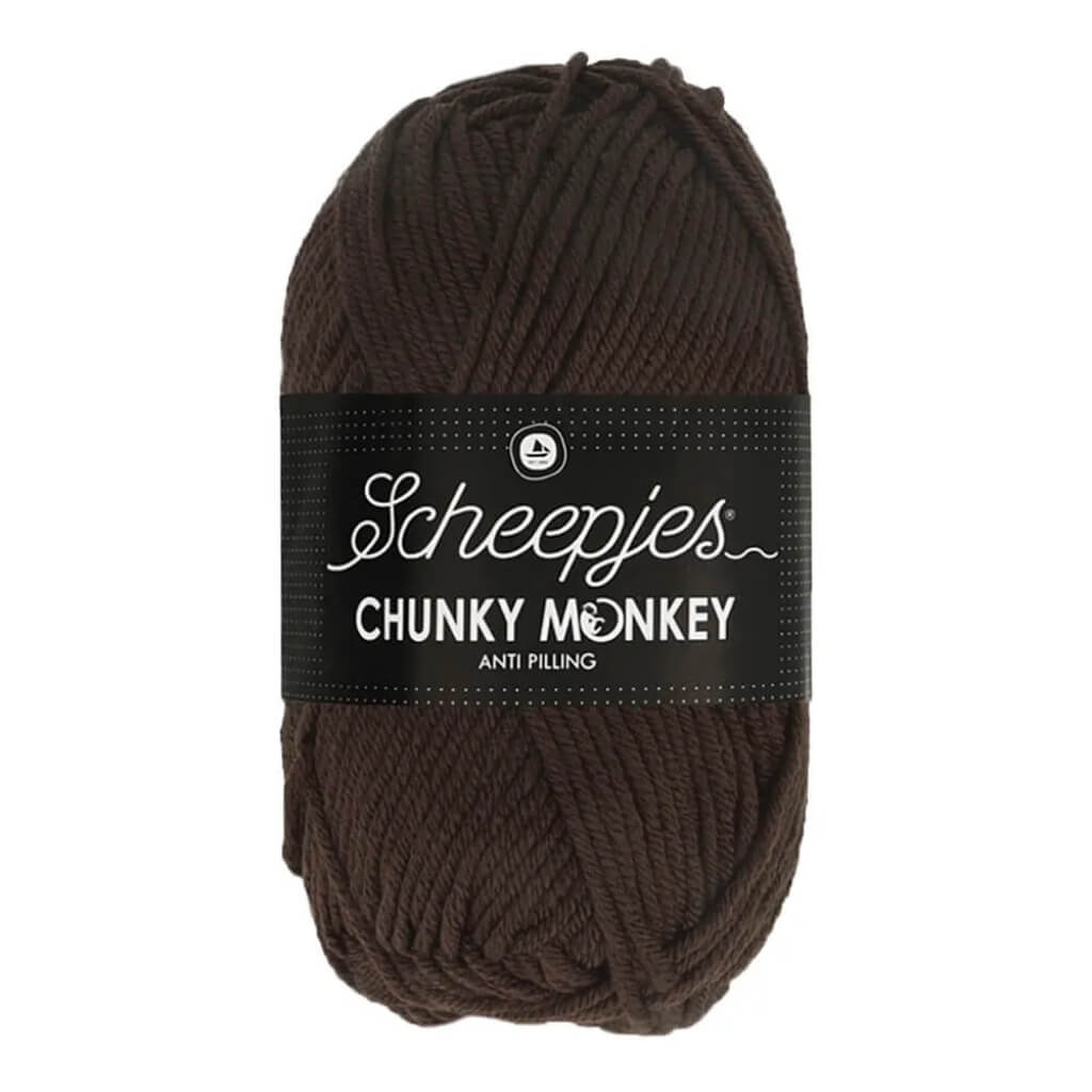 Scheepjes Chunky Monkey, Farbe 1004 Chocolate – Synthetik bei Lieblingsgarn