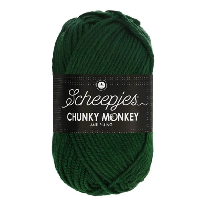 Scheepjes Chunky Monkey, Farbe 1009 Pine – Synthetik bei Lieblingsgarn