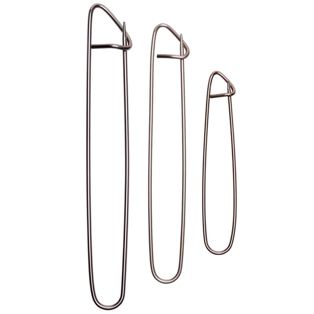 Go Handmade Maschenhalter 3er Set: 12/17/20cm, Farbe Beige – Metall bei Lieblingsgarn