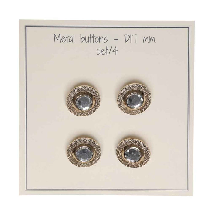 Go Handmade Bling Knöpfe, Farbe Gold – Synthetik bei Lieblingsgarn