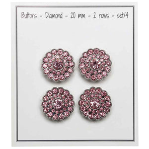 Go Handmade Diamanten Knöpfe