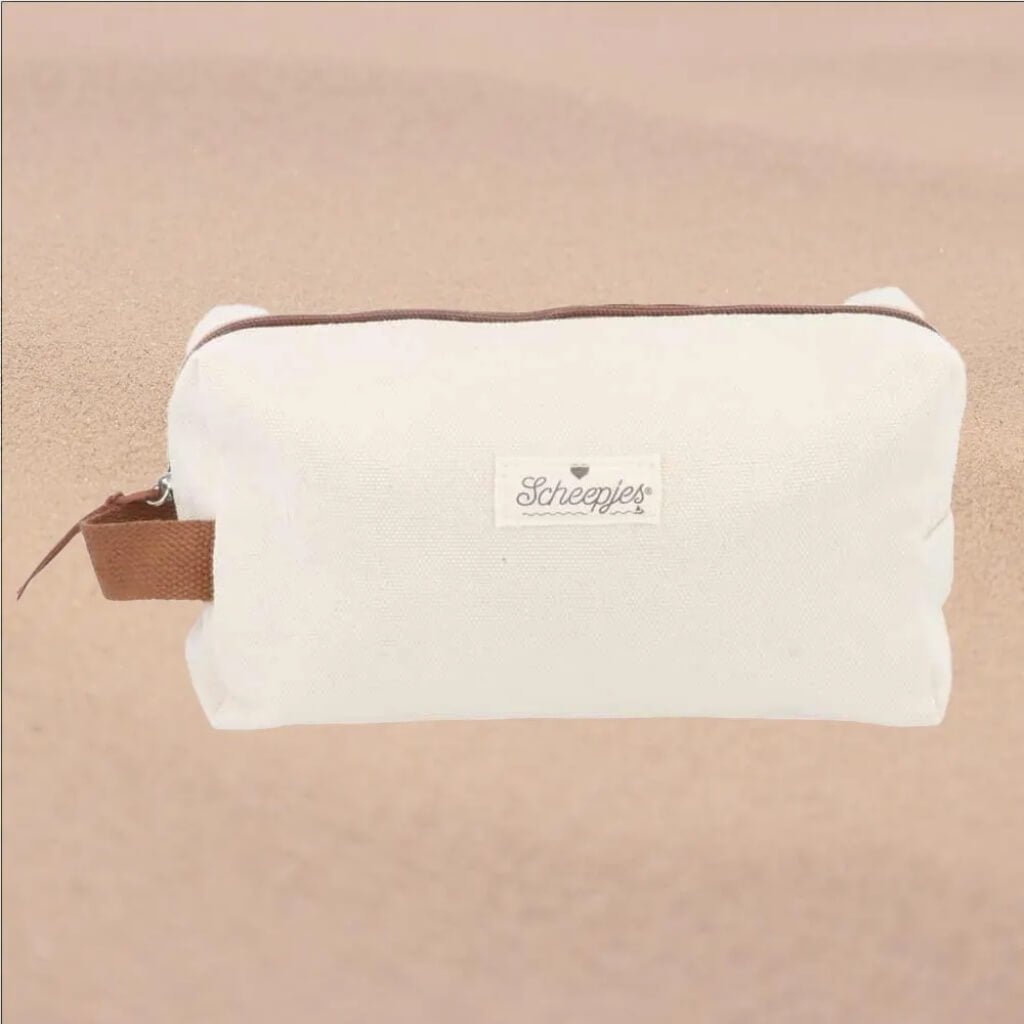 Scheepjes Etui für Zubehör - 1Stk, Farbe weiß – Baumwolle und Synthetik bei Lieblingsgarn
