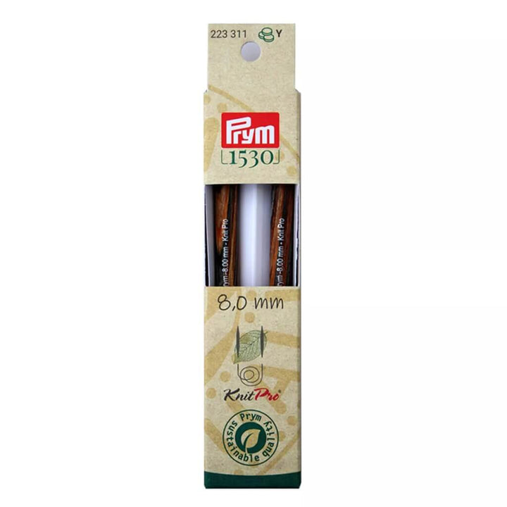 Prym Rundstricknadelspitzen Natural, Farbe 11,6 – Holz bei Lieblingsgarn