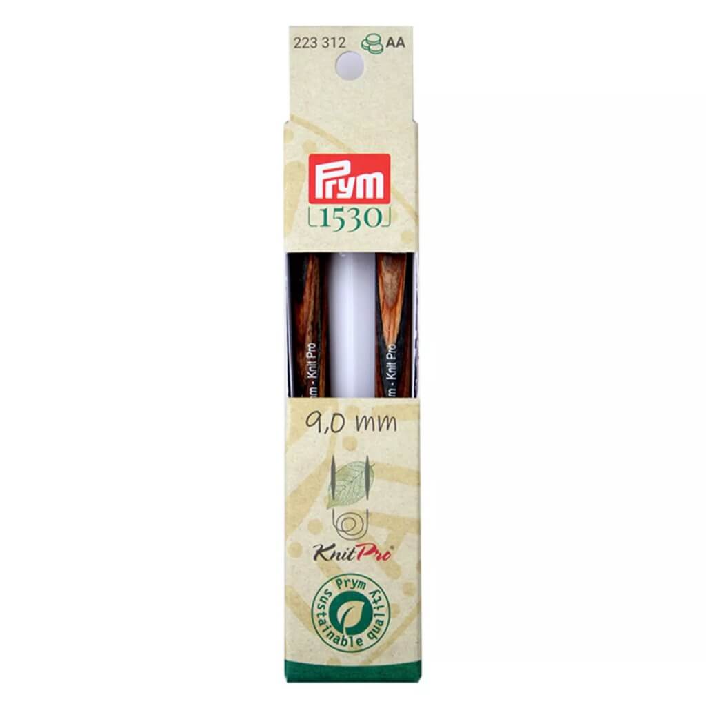 Prym Rundstricknadelspitzen Natural, Farbe 12,8 – Holz bei Lieblingsgarn