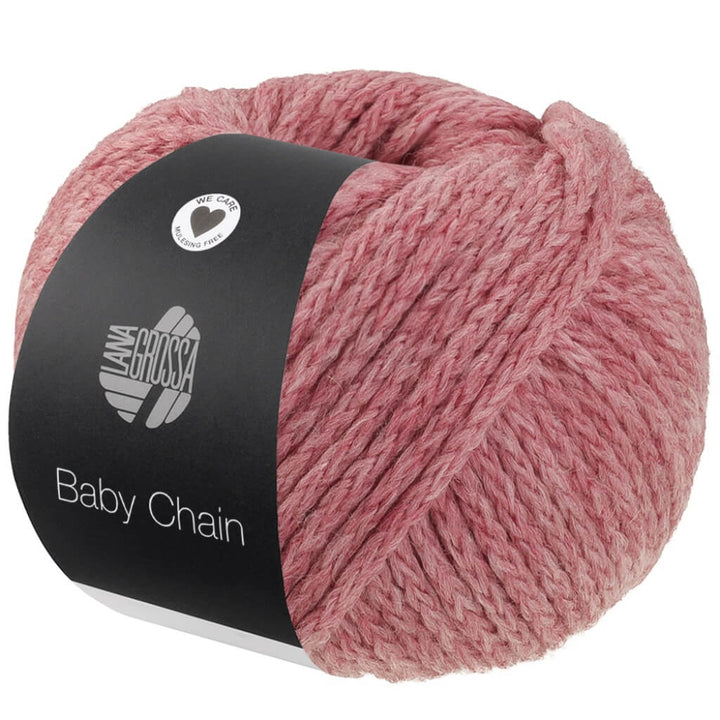 Lana Grossa Baby Chain, Farbe 4 Altrosa – Alpaka, Merino und Synthetik bei Lieblingsgarn